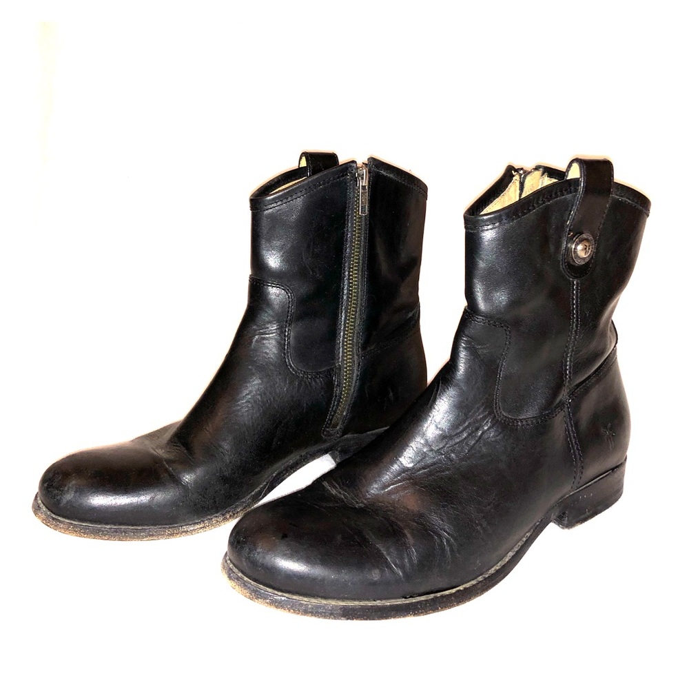 Frye Black Melissa Boots Sz 9